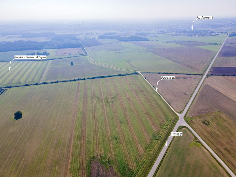 Parduodamas 17,24 ha, aukšto našumo balą turintis žemės ūkio paskirties sklypas, Suginčių k., Akmenės r.