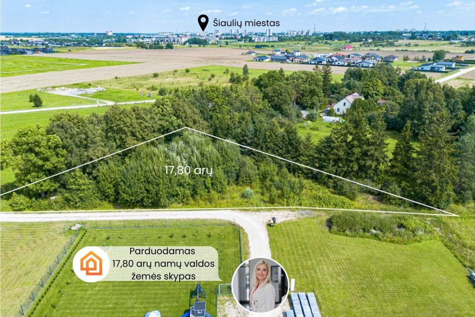 Parduodamas 17,8 arų žemės sklypas Lanko g. 5, Dainų k., &Scaron;iaulių r.
