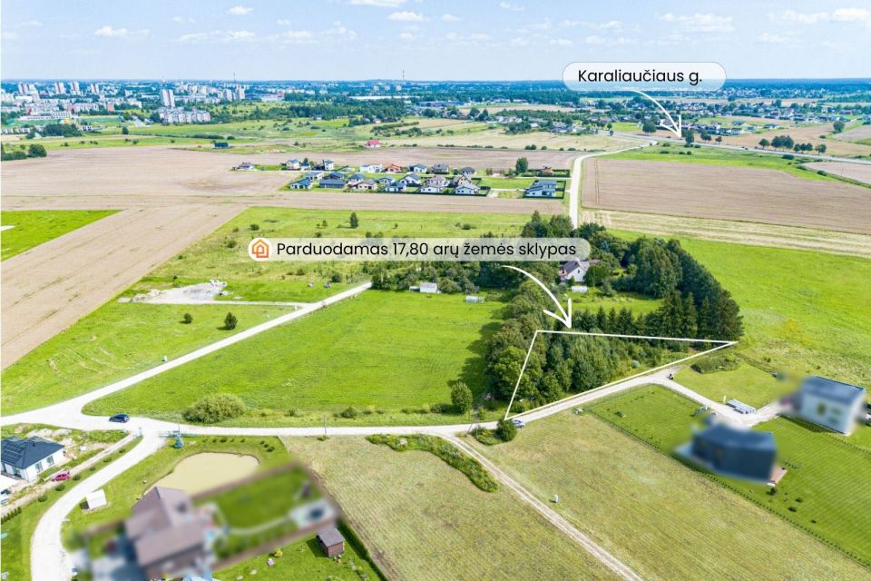 Parduodamas 17,8 arų žemės sklypas Lanko g. 5, Dainų k., &Scaron;iaulių r.