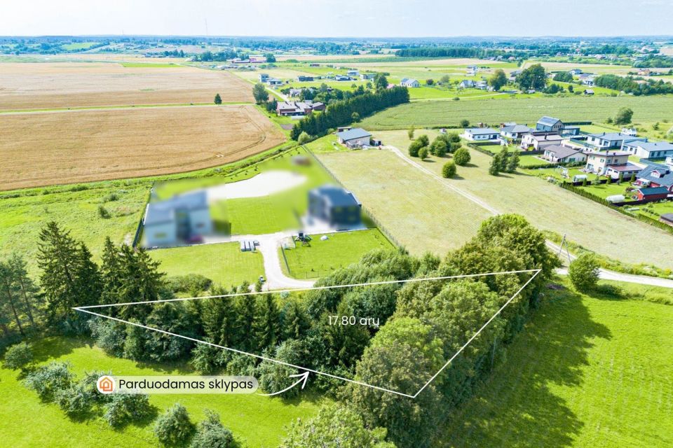Parduodamas 17,8 arų žemės sklypas Lanko g. 5, Dainų k., &Scaron;iaulių r.