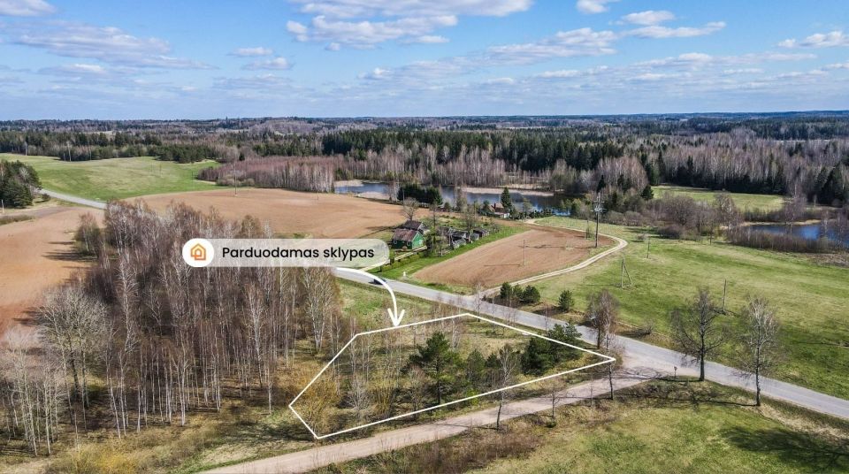 Parduodamas 17 a sklypas prie asfaltuoto kelio vaizdingoje Lieplaukės k. vietoje, Tel&scaron;ių r. sav.