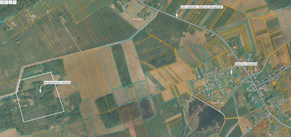 Parduodamas 19,83 ha žemės ūkio paskirties sklypas (sklypas pagrinde susideda iš dirbamos žemės ir miško)