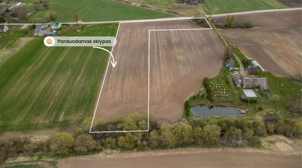 Parduodamas 1,0451 ha žemės ūkio paskirties sklypas Sereikių k., &Scaron;iaulių r.