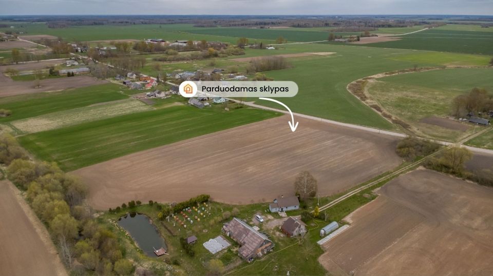 Parduodamas 1,0451 ha žemės ūkio paskirties sklypas Sereikių k., &Scaron;iaulių r.