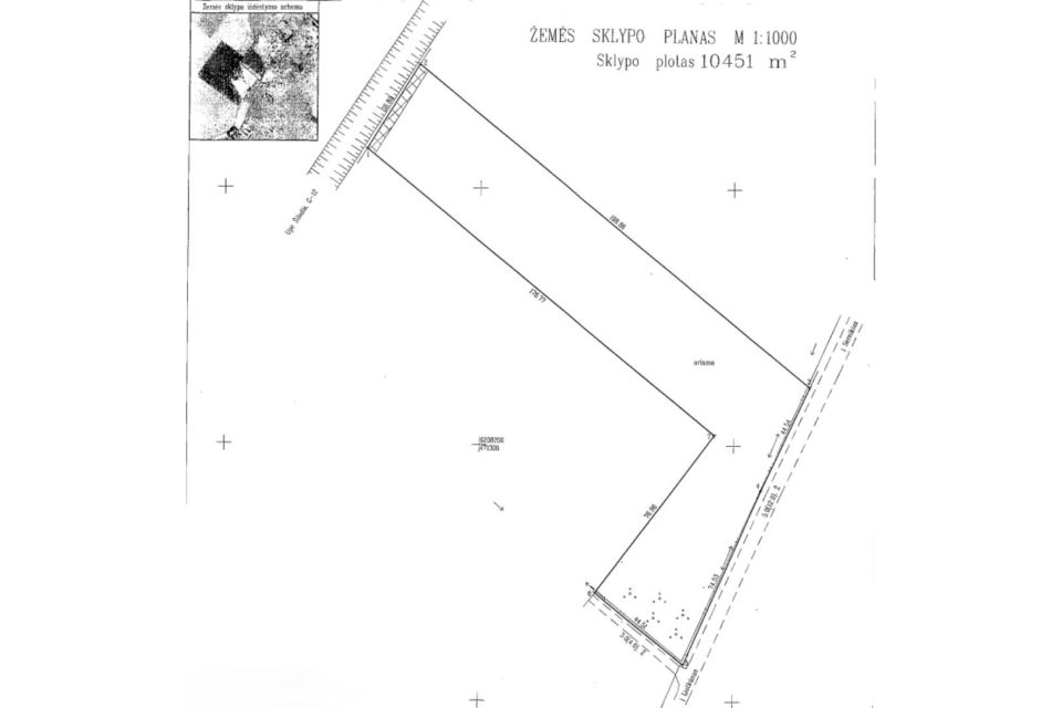 Parduodamas 1,0451 ha žemės ūkio paskirties sklypas Sereikių k., &Scaron;iaulių r.