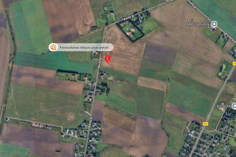 Parduodamas 1,05 ha žemės ūkio paskirties sklypas Plikių miestelyje, Klaipėdos r. sav
