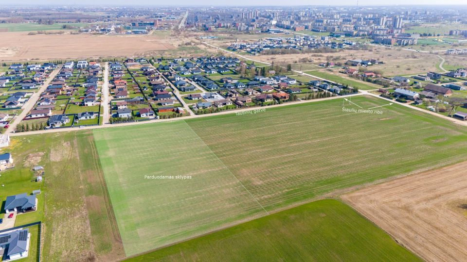 Parduodamas 1,8189 ha  žemės ūkio paskirties sklypas Tautinių g., Dainų k., Šiaulių raj.