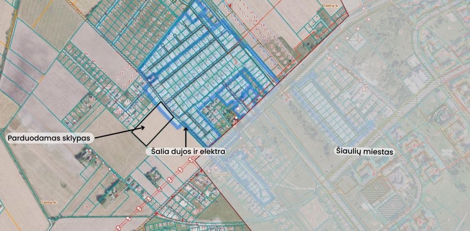 Parduodamas 1,8189 ha  žemės ūkio paskirties sklypas Tautinių g., Dainų k., Šiaulių raj.