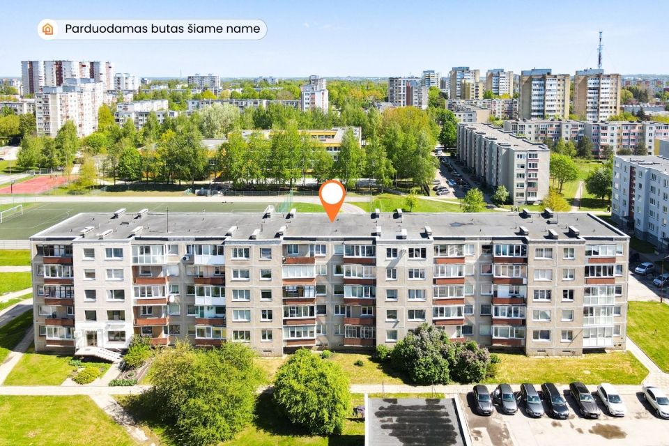 Parduodamas 1 kambario butas Gegužių g. 47, Šiauliuose