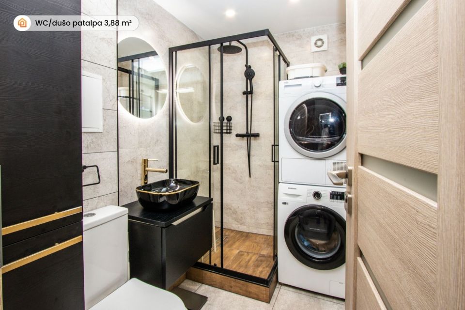 Parduodamas 1 kambario butas renovuotame name, Draugystės g. Mažeikiuose