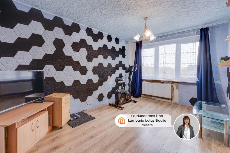 Parduodamas 1 kambario butas &Scaron;iauliuose, Architektų g. 50