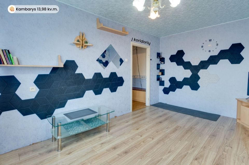 Parduodamas 1 kambario butas &Scaron;iauliuose, Architektų g. 50