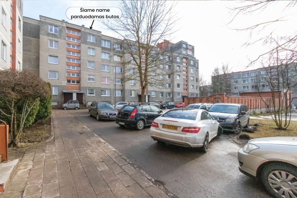 Parduodamas 1 kambario butas &Scaron;iauliuose, Architektų g. 50
