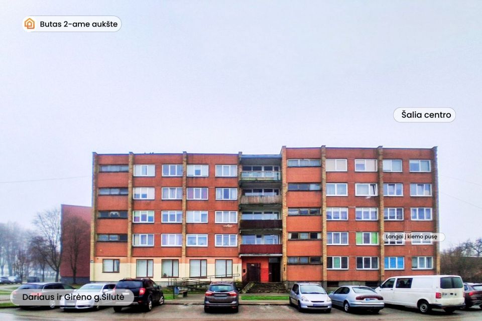 Parduodamas suremontuotas 1 kambario butas &Scaron;ilutėje, Dariaus ir Girėno g. 20