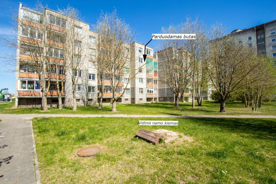 Parduodamas 1 kambario butas (su balkonu) Gytarių g. 11, &Scaron;iauliuose.