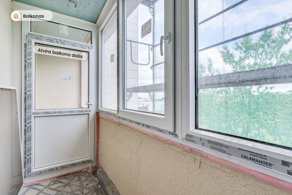 Parduodamas 1 kambario butas su balkonu Tel&scaron;iuose, Luokės g. 75
