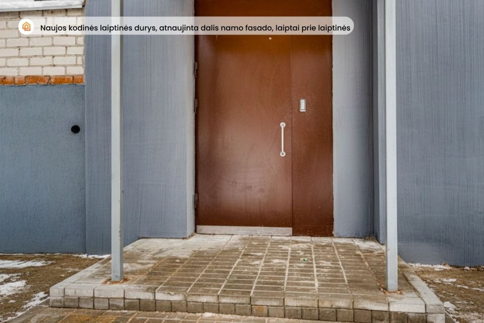 Parduodamas 1 kambario butas Tel&scaron;iuose, Džiugo g. 1