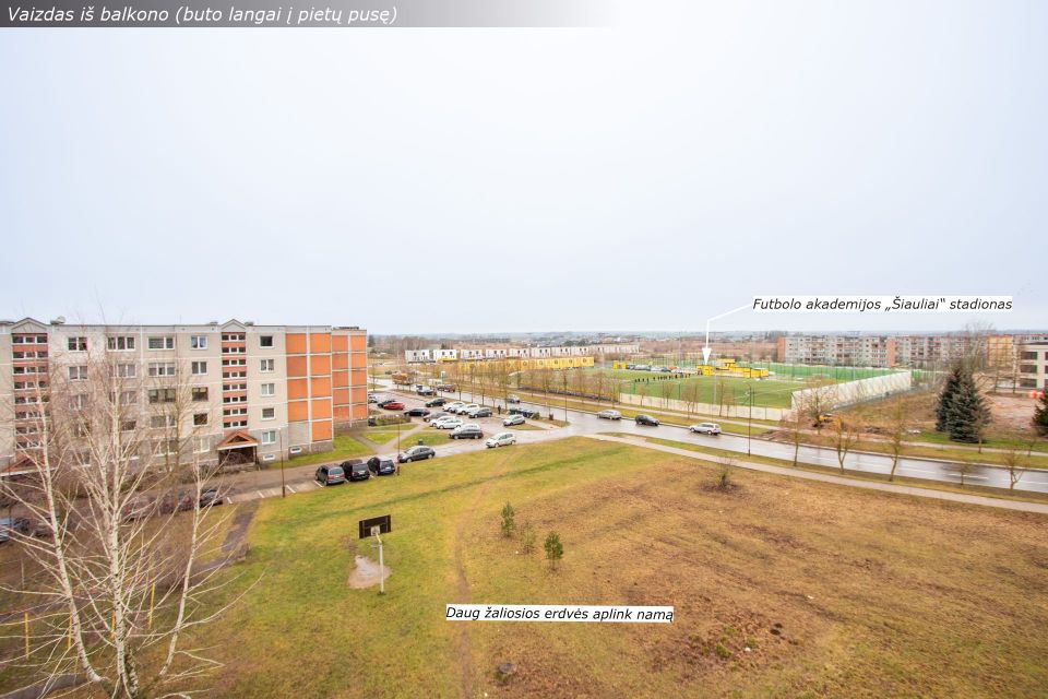 Parduodamas 1 kambario butas Šiauliuose, Kviečių g. 26.