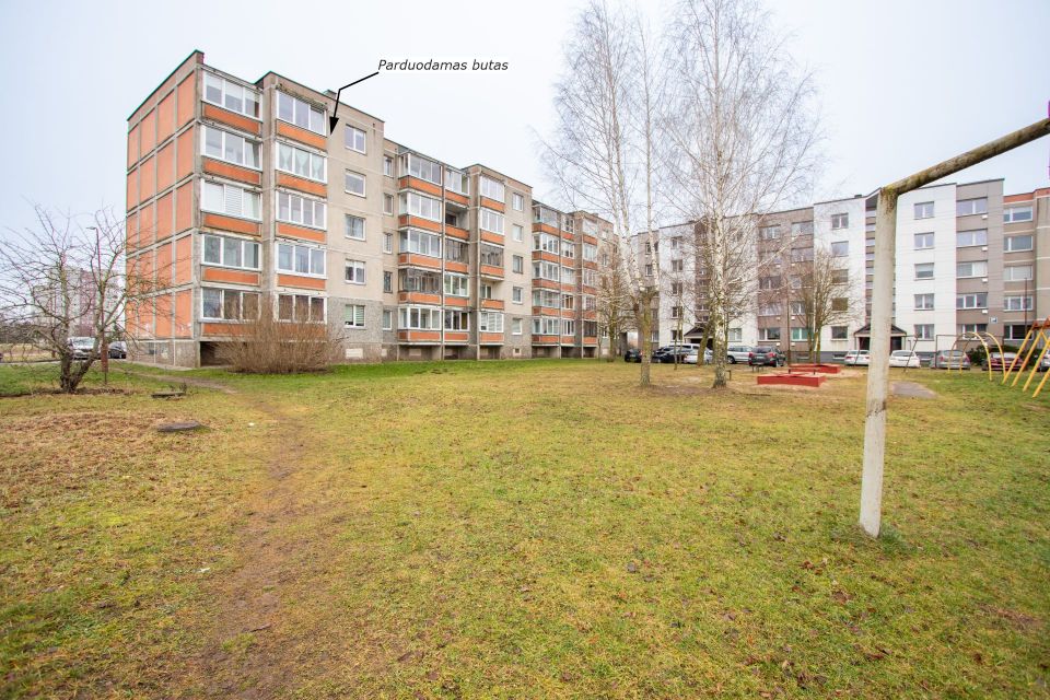 Parduodamas 1 kambario butas Šiauliuose, Kviečių g. 26.