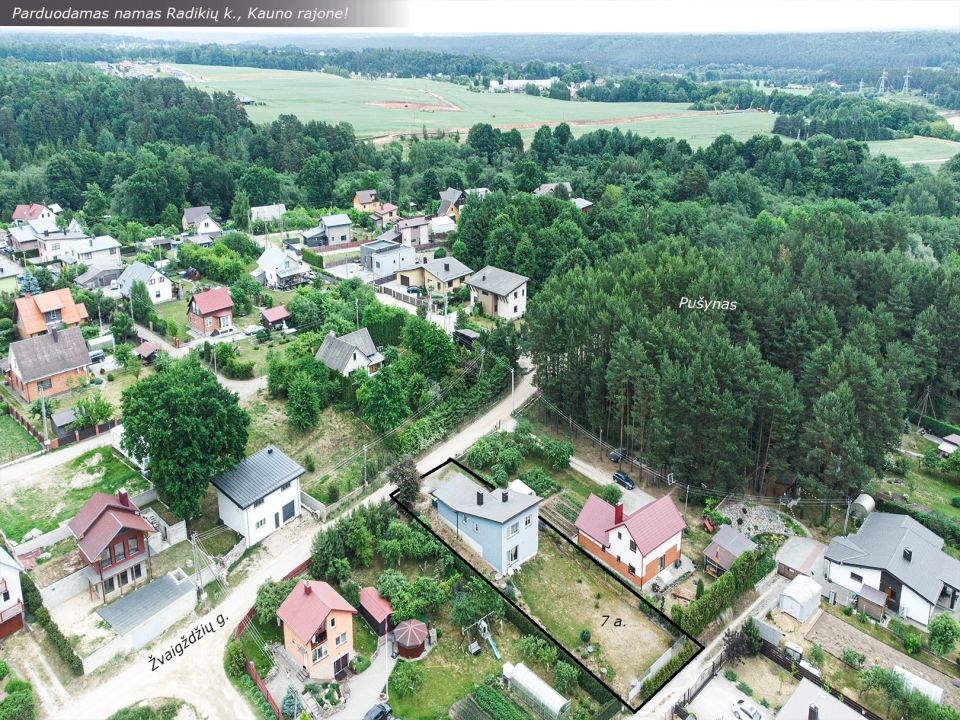 Parduodamas 2017 metų statybos namas Žvaigždžių g., Radikių k., Kauno r.