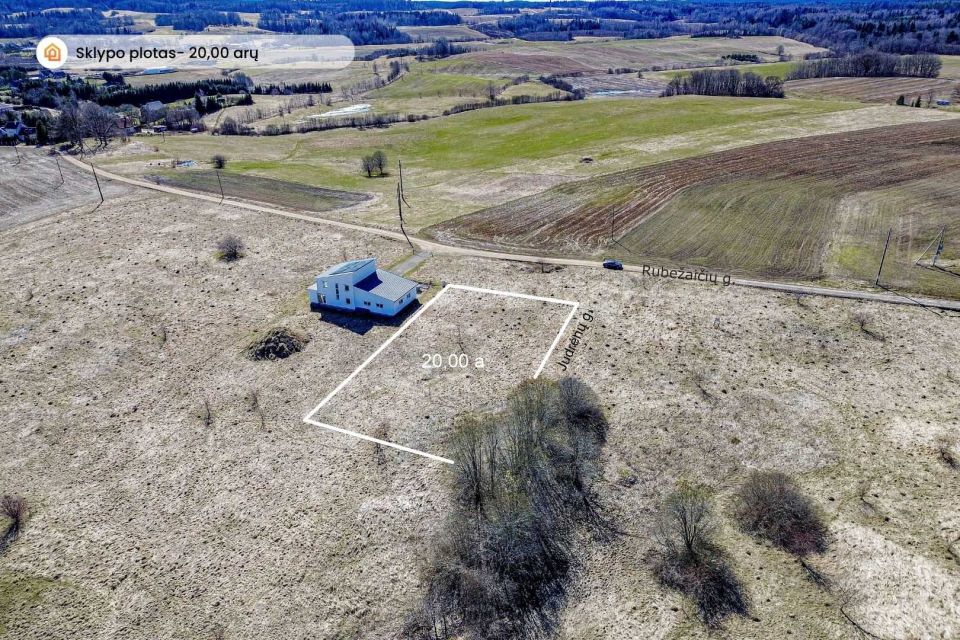 Parduodamas 20 arų namų valdos sklypas Tel&scaron;iuose, Judrėnų g. 19