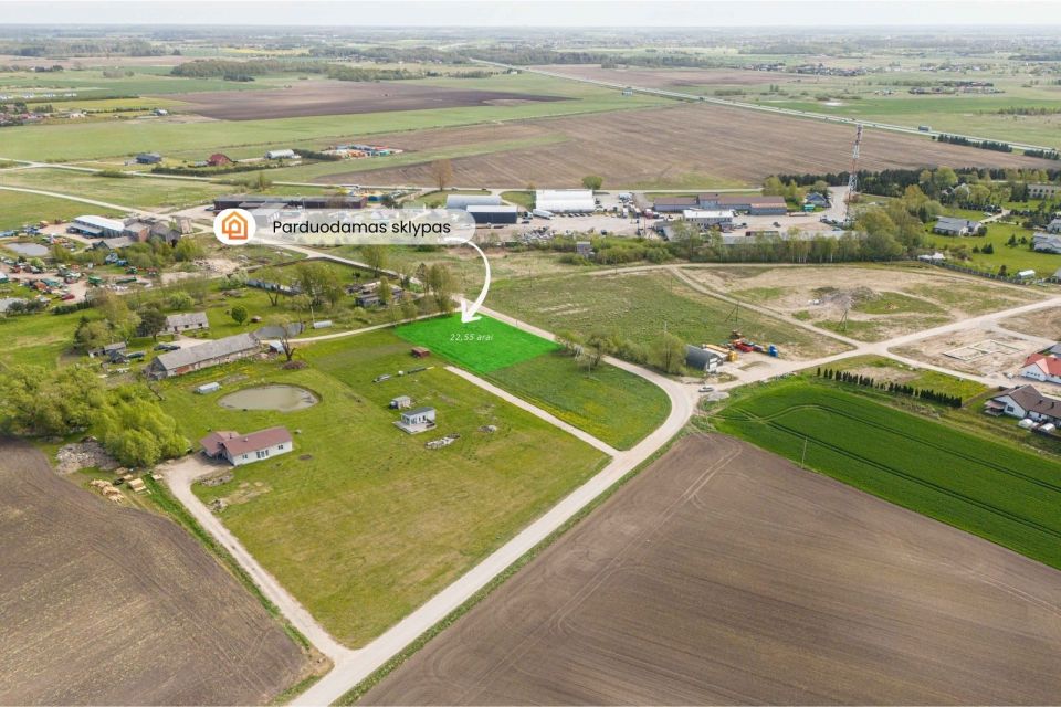 Parduodamas 22,55 arų namų valdos sklypas Šlapšilės k., Klaipėdos r.sav.