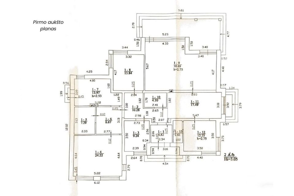 Parduodamas 252 kv. m gyvenamasis namas su 2,8 ha sklypu &scaron;alia mi&scaron;ko, Mažeikių r. Spurganų k. Sedos g.