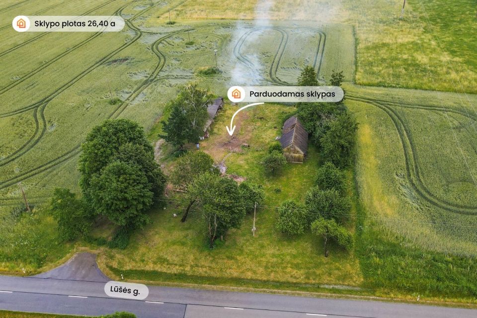 Parduodamas 26,40 arų namų valdos sklypas Liūli&scaron;kių kaime, Mažeikių rajone