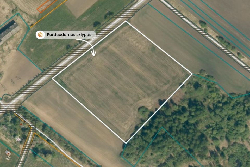 Parduodamas 2,4134 ha žemės ūkio paskirties sklypas Pakruojo rajone &ndash; Beinoraičių k.