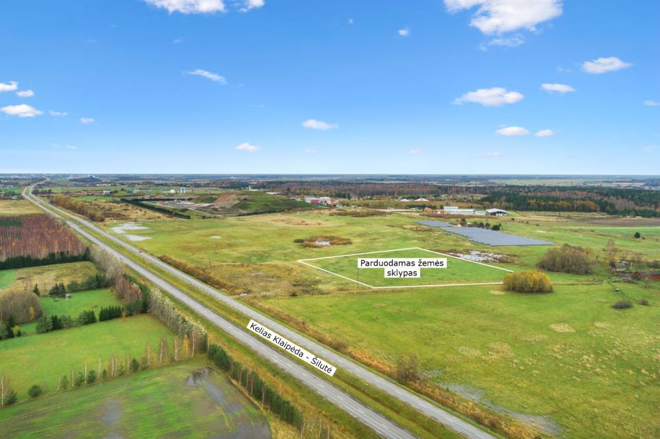 Parduodamas 2 ha žemės sklypas Spengių k., Keliautojų g. 51, Klaipėdos r.