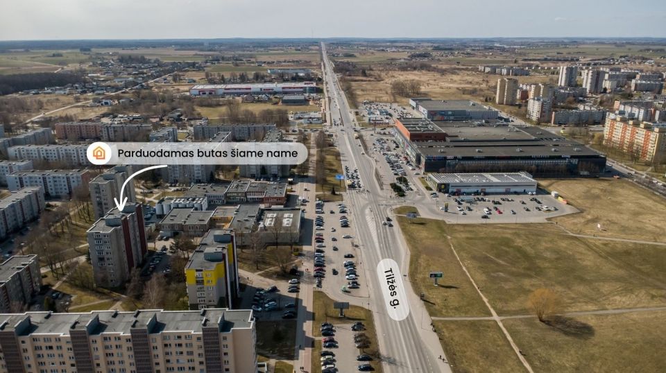 Parduodamas 2 k. butas &Scaron;iauliuose, Krymo g. 24