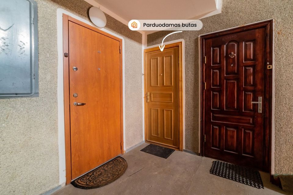 Parduodamas 2 k. butas su i&scaron;pirkta palėpe &scaron;alia Dainų parko, Pauk&scaron;čių tak. 15, &Scaron;iauliuose