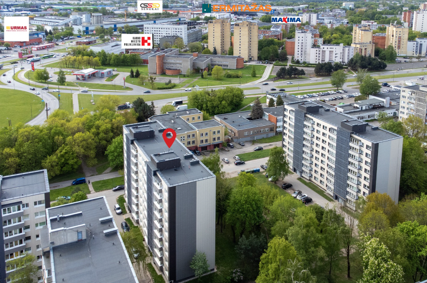 Parduodamas 2 kamb. butas renovuotame name Kaune, Pramonės pr.