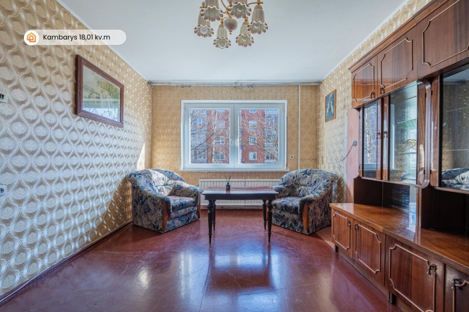 Parduodamas 2 kambarių butas 2 - ame auk&scaron;te, Laukininkų g. 38, Klaipėdoje