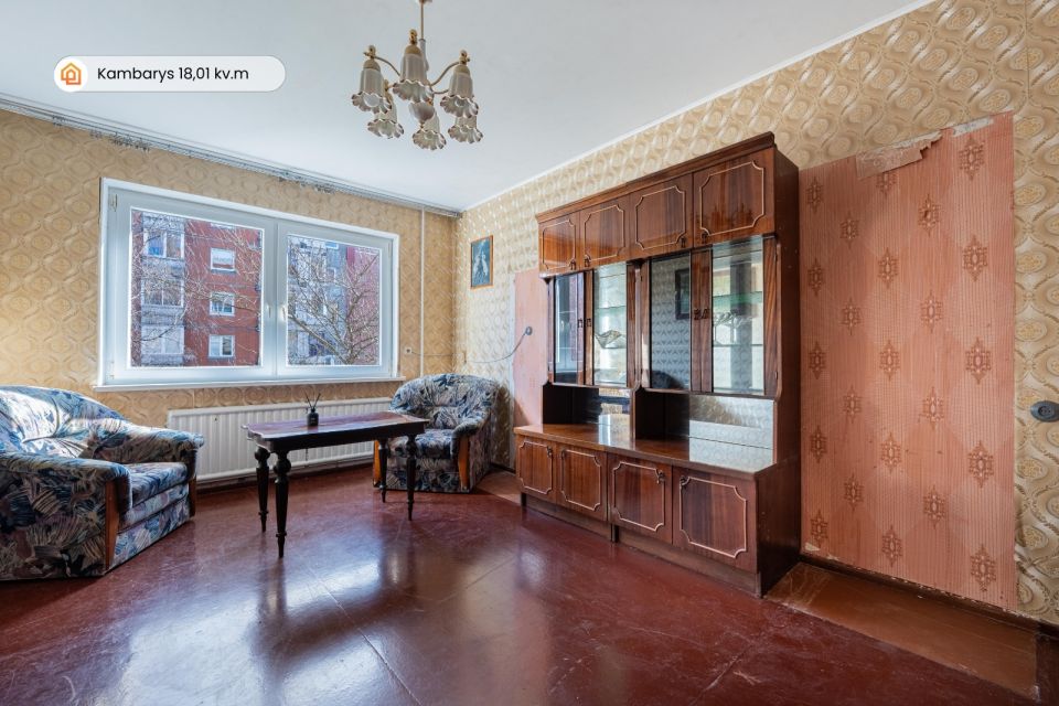 Parduodamas 2 kambarių butas 2 - ame auk&scaron;te, Laukininkų g. 38, Klaipėdoje