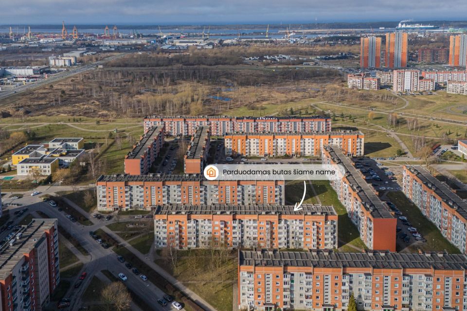 Parduodamas 2 kambarių butas 2 - ame auk&scaron;te, Laukininkų g. 38, Klaipėdoje