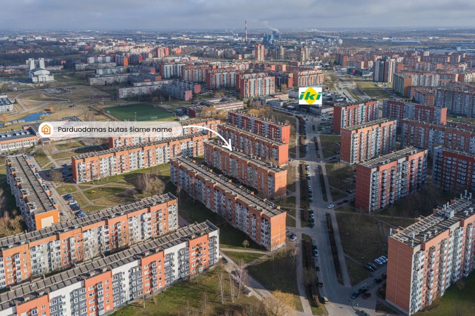 Parduodamas 2 kambarių butas 2 - ame auk&scaron;te, Laukininkų g. 38, Klaipėdoje