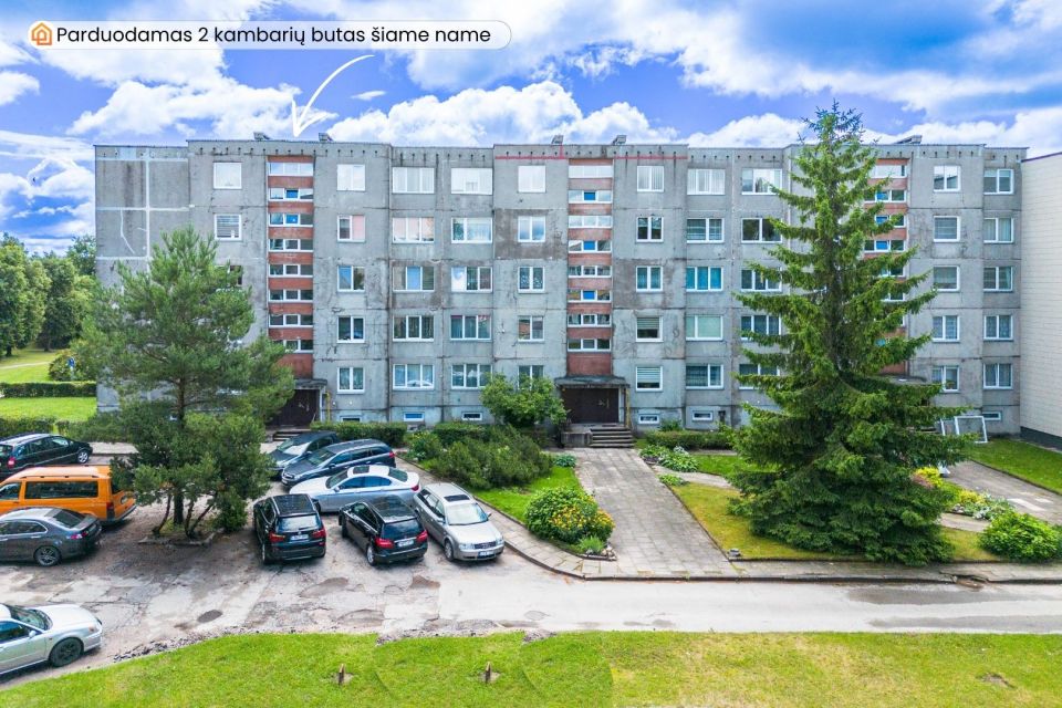 Parduodamas 2 kambarių butas 2 - ame auk&scaron;te, Radvili&scaron;kyje, V. Kudirkos g.