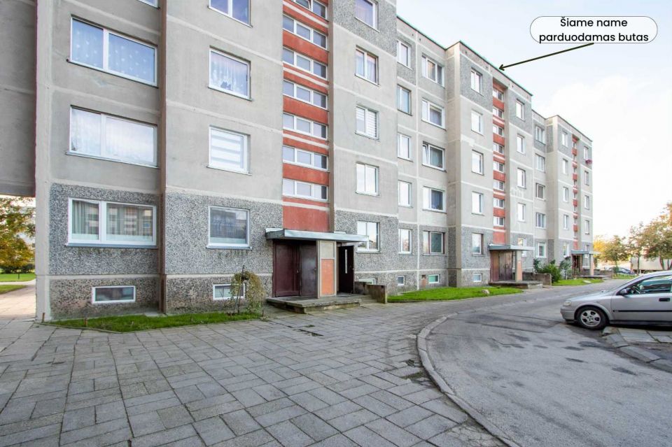 Parduodamas 2 kambarių butas arba patalpos su atskiru įėjimu Architektų g. 4, Šiauliai