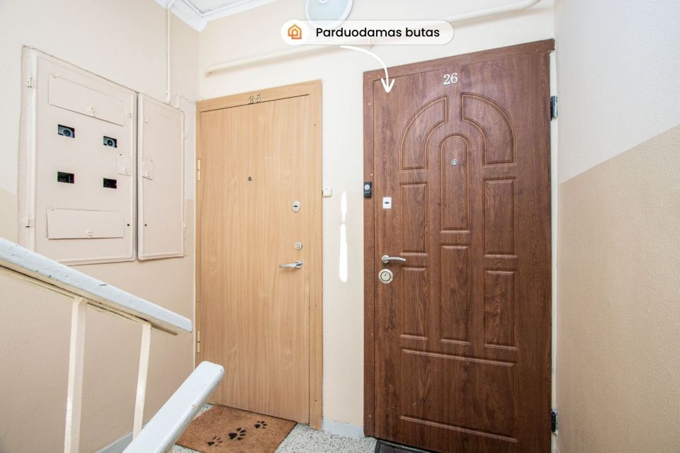 Parduodamas 2 kambarių butas miesto centre, Vilniaus g. 251, &Scaron;iauliuose