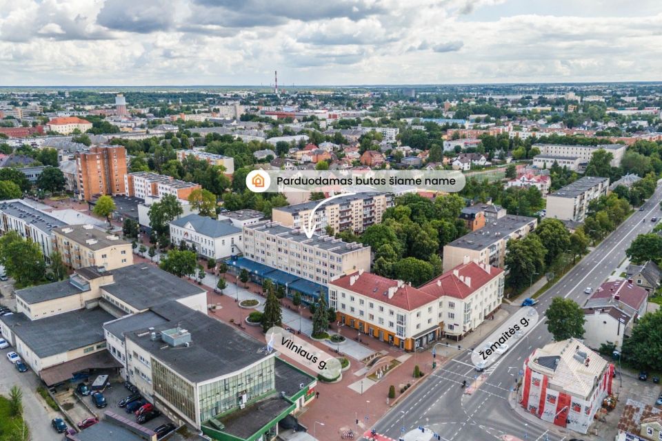 Parduodamas 2 kambarių butas miesto centre, Vilniaus g. 251, &Scaron;iauliuose