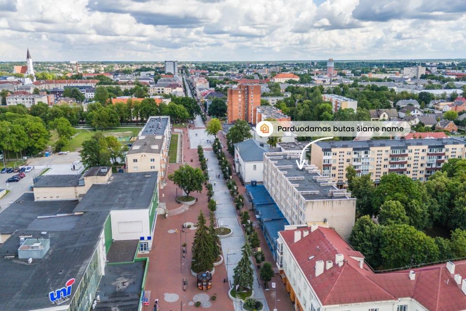 Parduodamas 2 kambarių butas miesto centre, Vilniaus g. 251, &Scaron;iauliuose