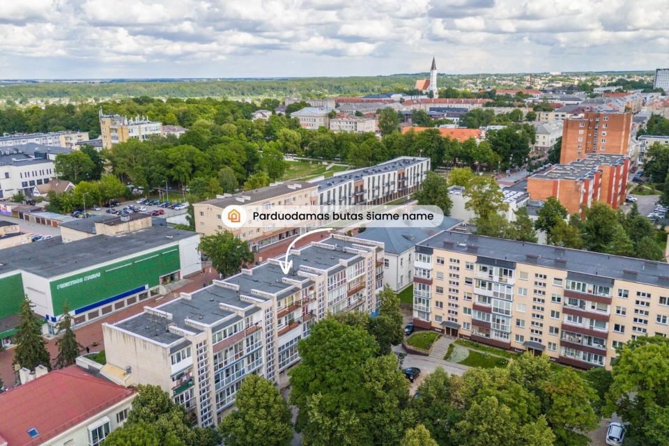 Parduodamas 2 kambarių butas miesto centre, Vilniaus g. 251, &Scaron;iauliuose