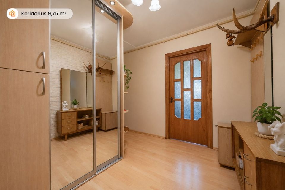 Parduodamas 2 kambarių butas, mūriniame name, Baltupėnų g. 1C, &Scaron;iauliuose