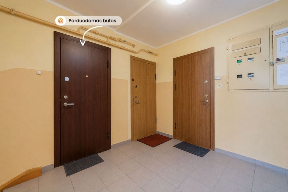 Parduodamas 2 kambarių butas, mūriniame name, Baltupėnų g. 1C, &Scaron;iauliuose