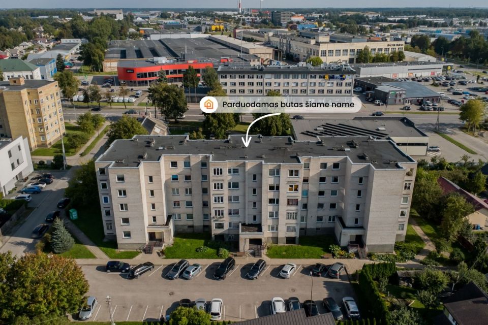 Parduodamas 2 kambarių butas, mūriniame name, Baltupėnų g. 1C, &Scaron;iauliuose