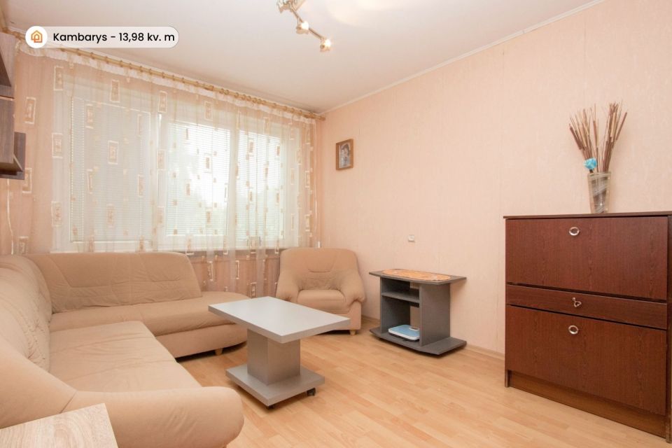 Parduodamas 2 kambarių butas Šiauliuose, Architektų g. 12