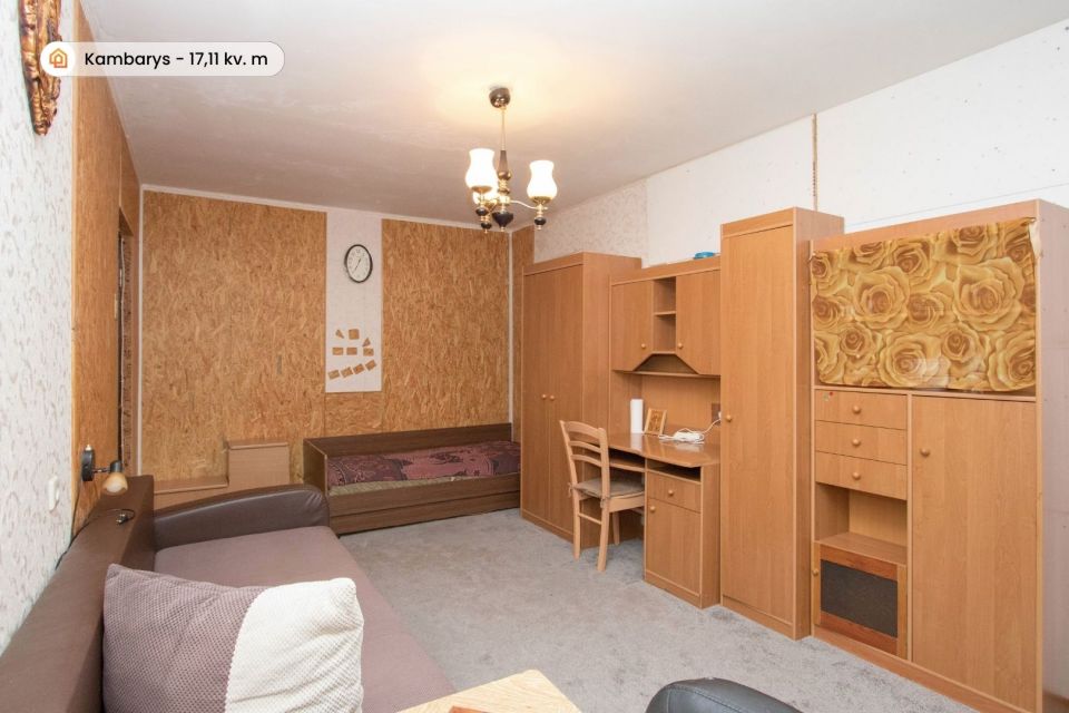 Parduodamas 2 kambarių butas Šiauliuose, Architektų g. 12