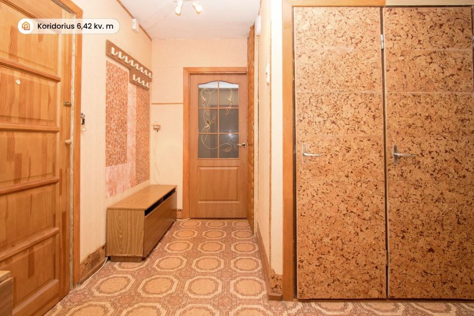Parduodamas 2 kambarių butas Šiauliuose, Architektų g. 12