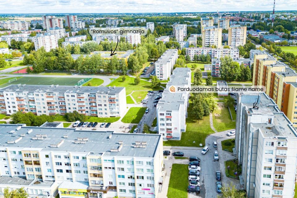 Parduodamas 2 kambarių butas &Scaron;iauliuose, Gegužių g.